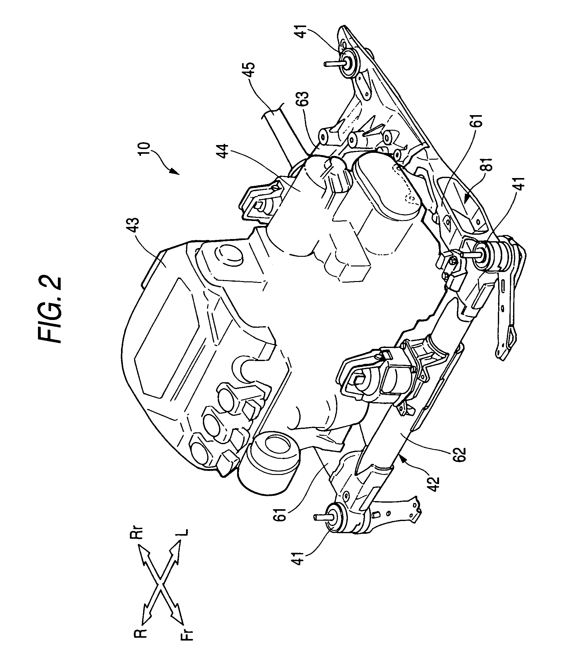 Body frame structure