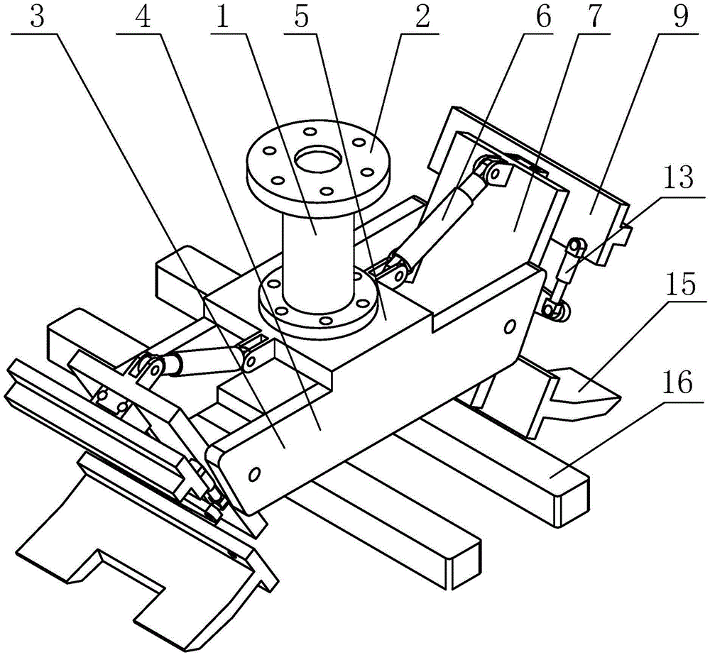 A cylinder head grabbing device