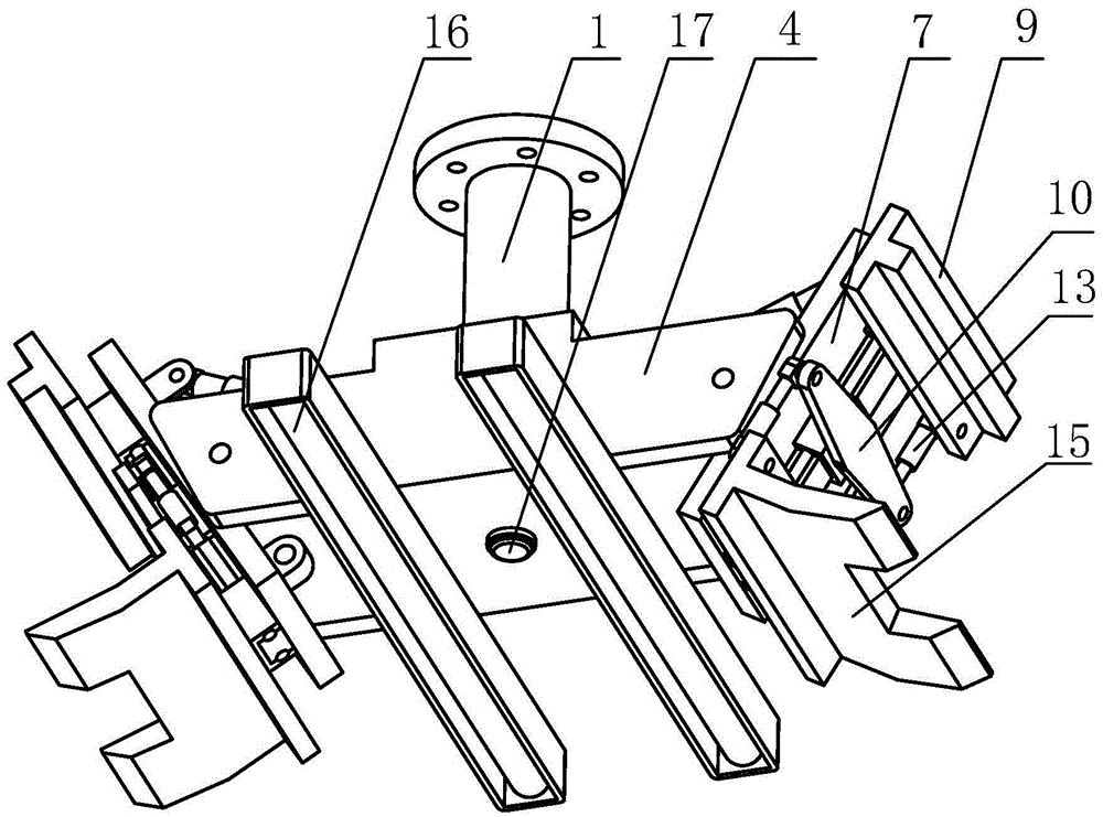 A cylinder head grabbing device