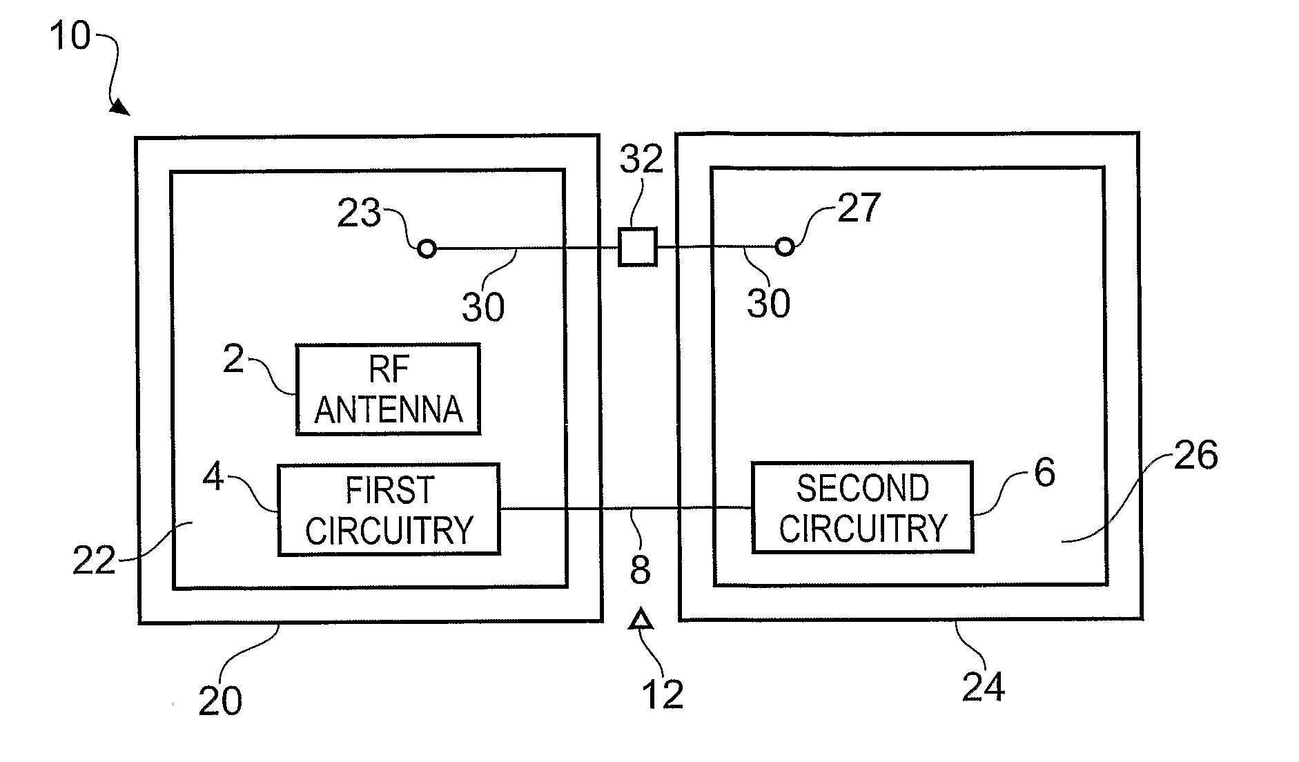 Multi-part radio apparatus