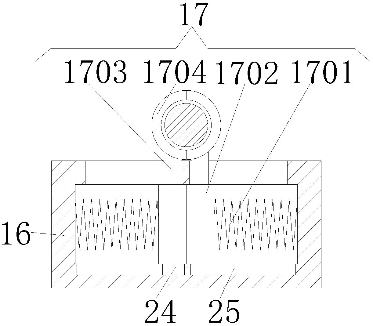 Supporting mechanism of fishing rod