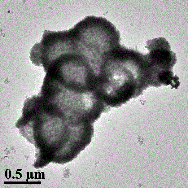 Preparation method of indium oxide air-sensitive material having loaded gold nanoparticles in hollow and hierarchical structure