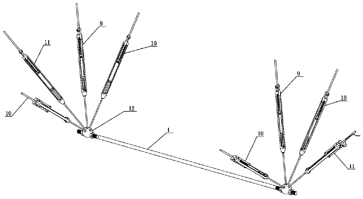 Anti-seismic bracket early warning system and early warning pull rod