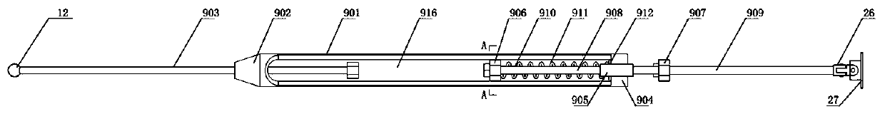 Anti-seismic bracket early warning system and early warning pull rod