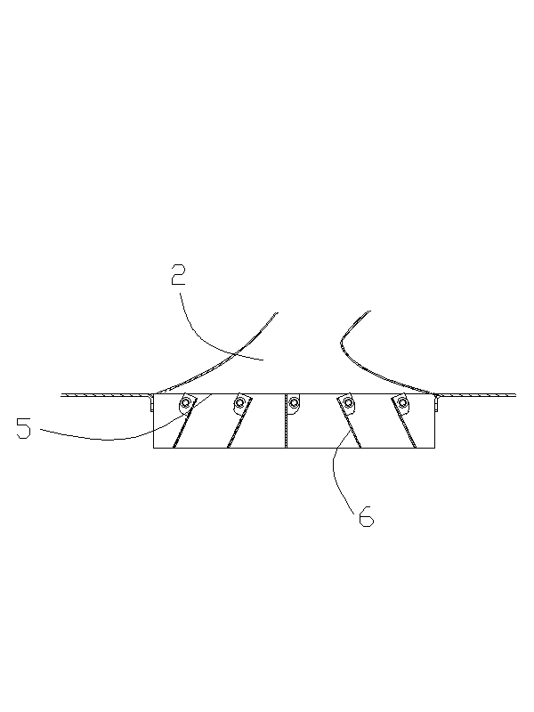 Low-noise elevator car internal ventilation and air deflecting system