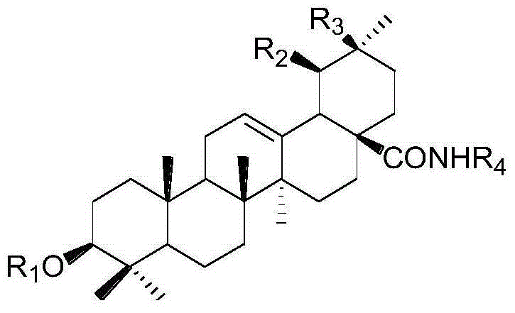 3-monouronic acid o-glycoside oleanane type and ursane type triterpenoid saponin derivative, as well as preparation method and application thereof