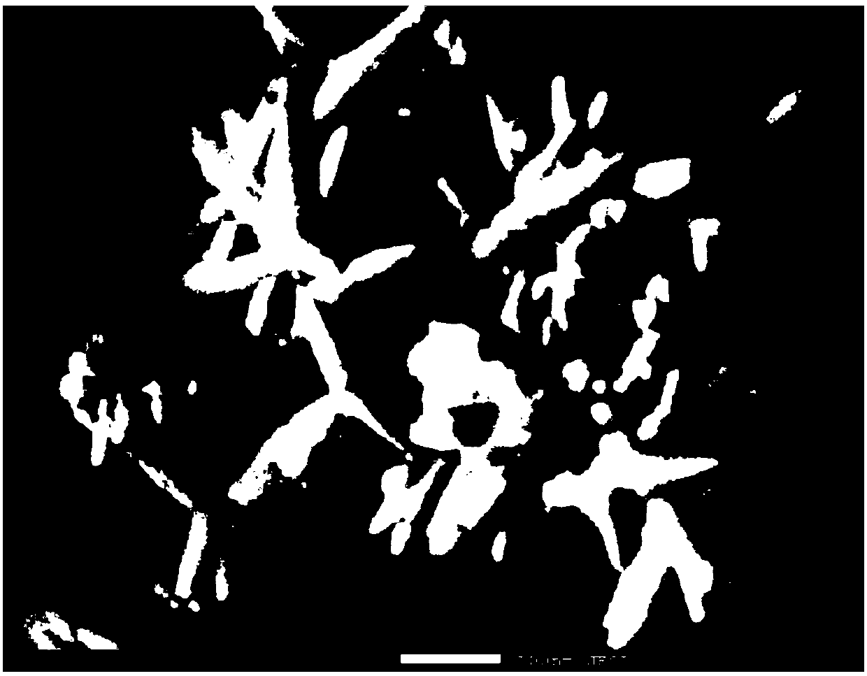 Preparation method of nano spindle precipitated calcium carbonate