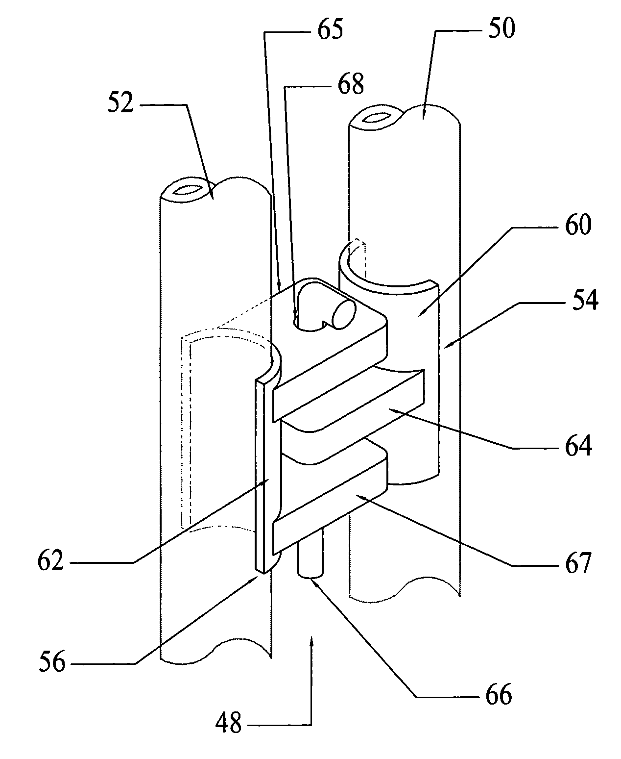 Boiler tube position retainer assembly