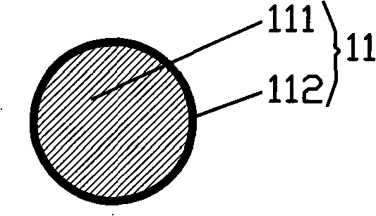 Copper coated aluminum dual-core flame-retardant refractory flexible electric cable and manufacturing method thereof