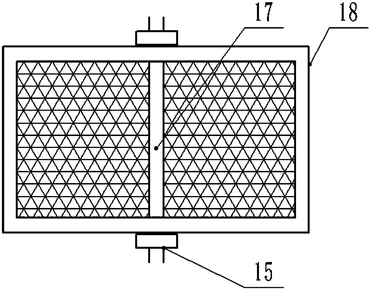 Water-based paint filtering device with self-cleaning function