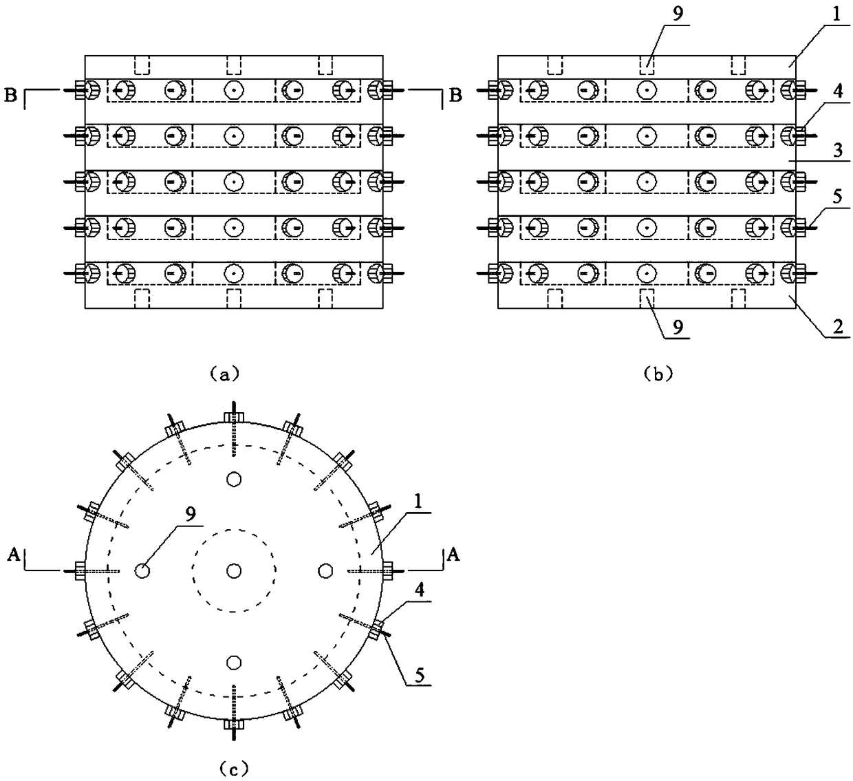 Multi-directional laminated variable-stiffness shape memory alloy damper and mounting method thereof