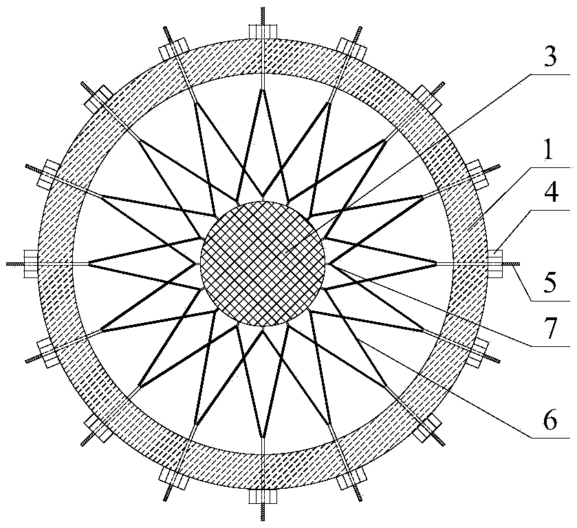 Multi-directional laminated variable-stiffness shape memory alloy damper and mounting method thereof