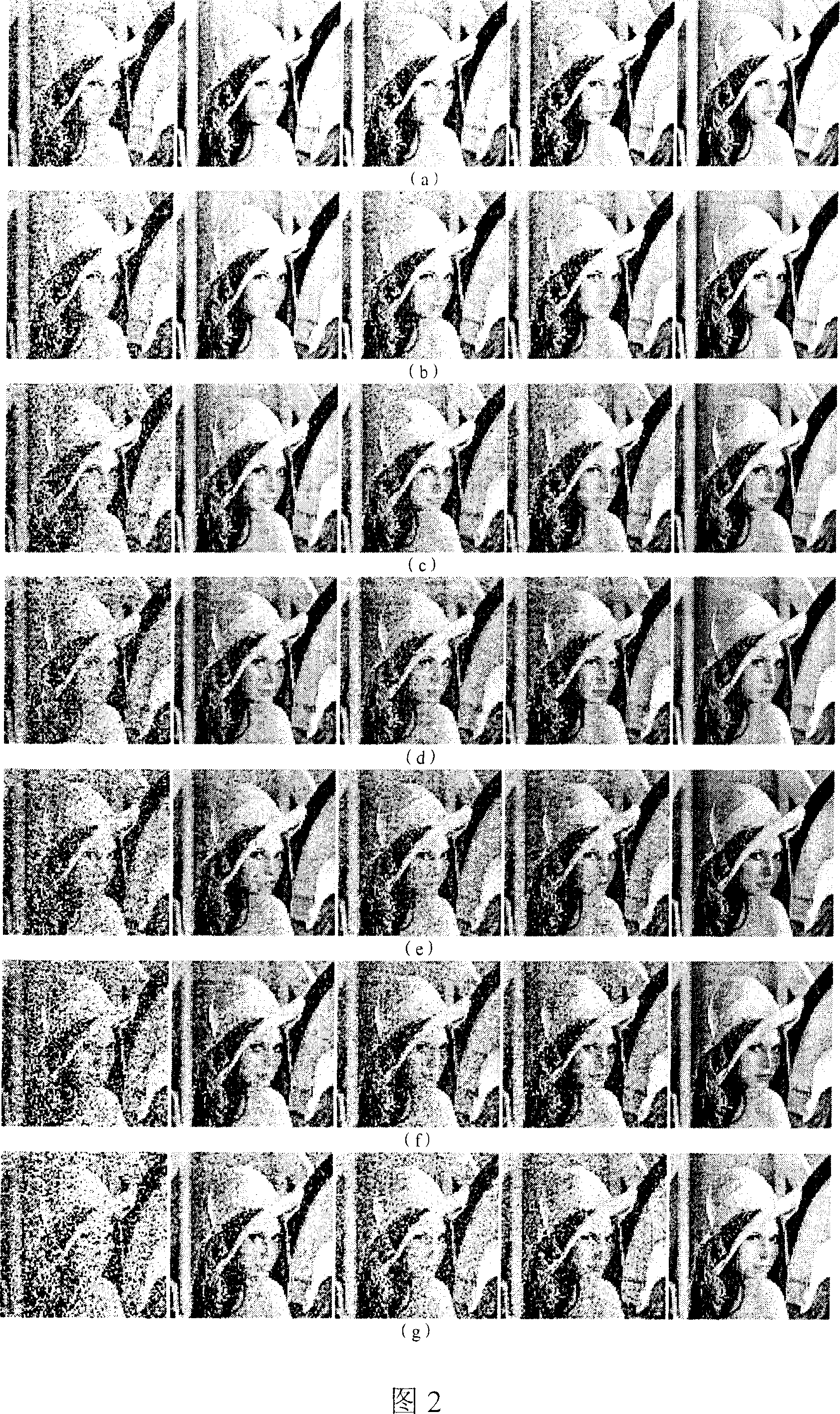 Method for image noise reduction based on transforming domain mathematics morphology