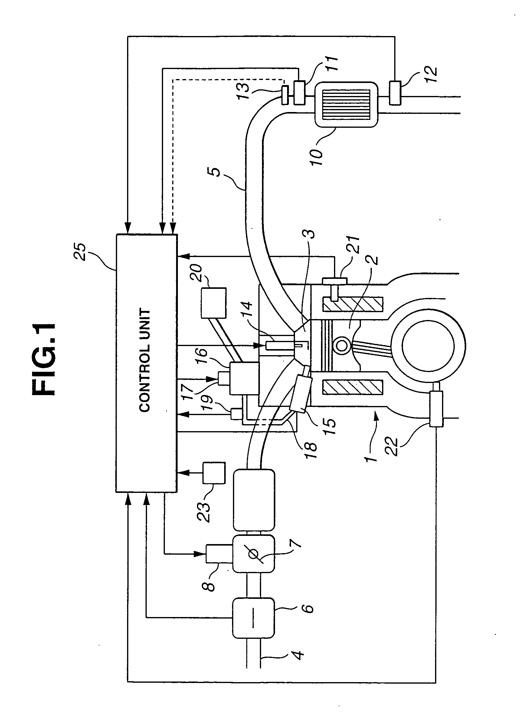 Control method and apparatus for direct injection spark ignited internal combustion engine