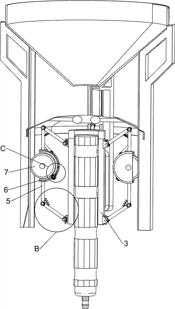 Drilling radar detector in-hole centering device