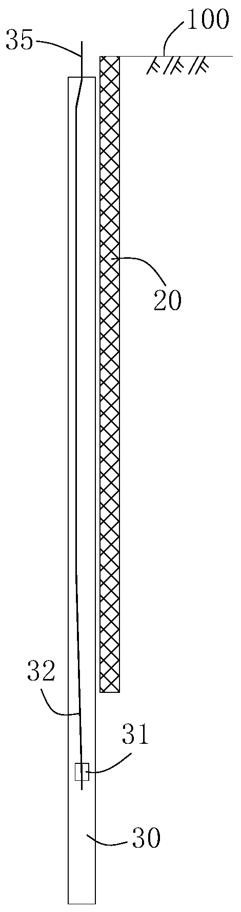 Construction method of underground prestressed supporting structure