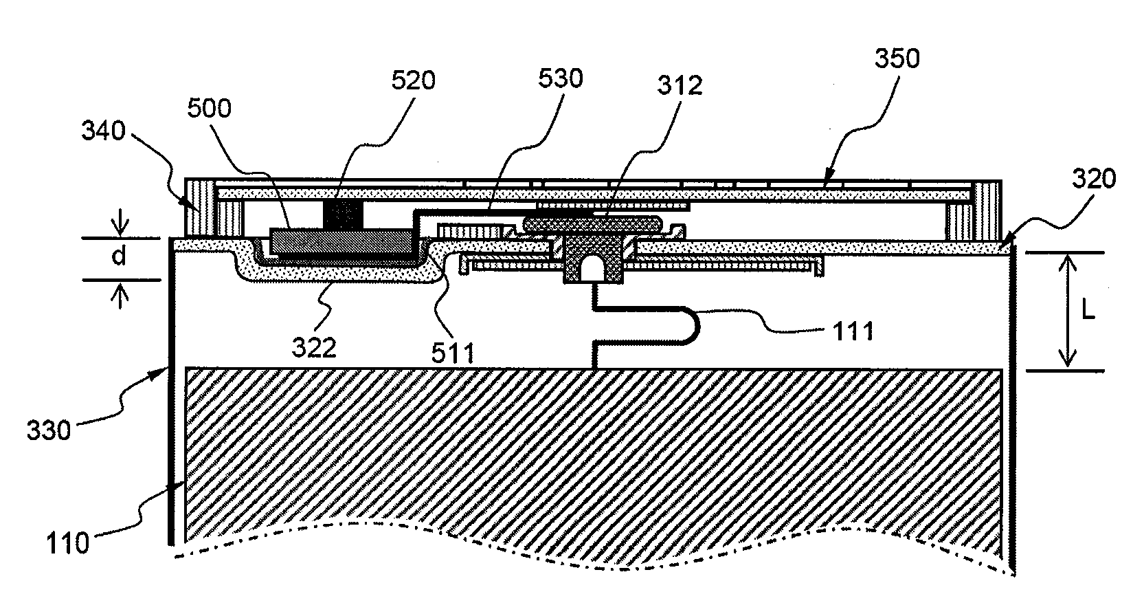 Secondary battery pack of compact structure