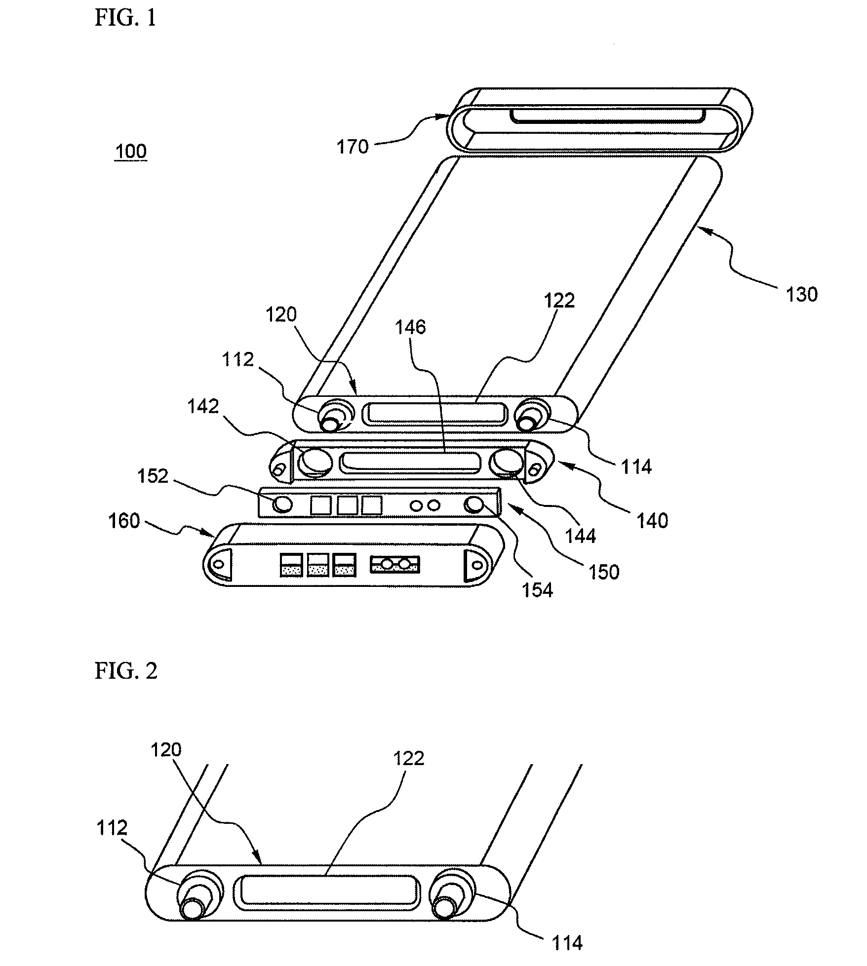 Secondary battery pack of compact structure