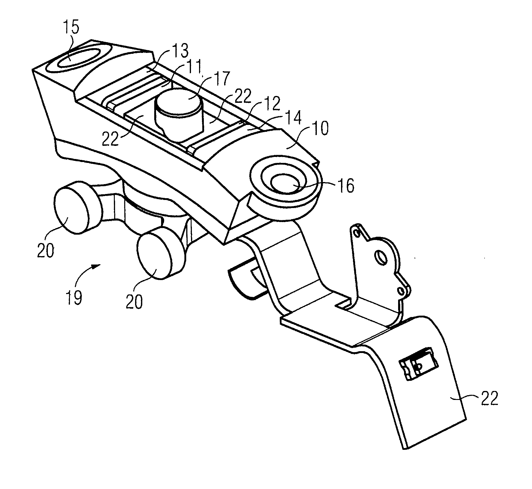 Microphone module for a hearing device