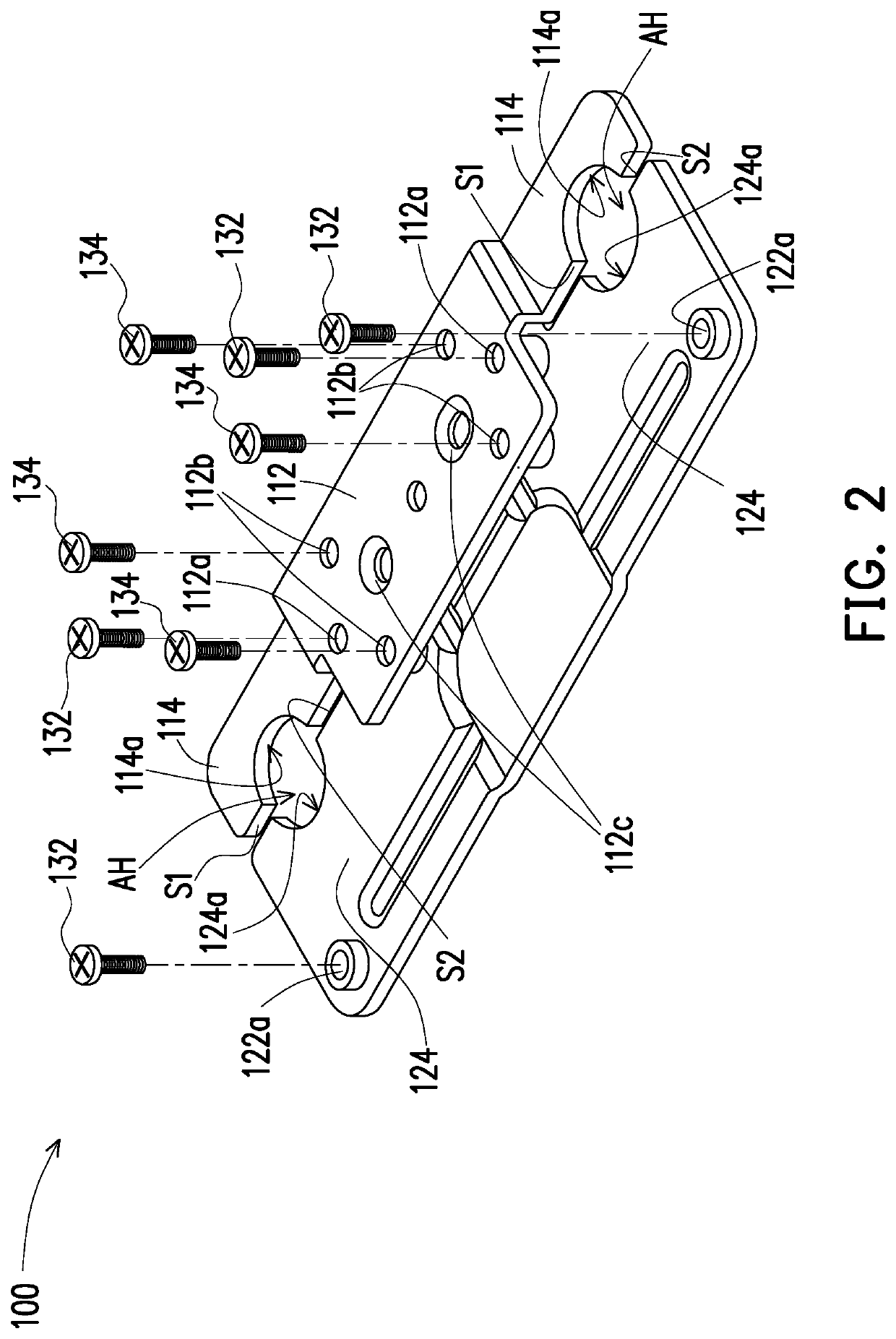 Installing bracket and electronic device assembly