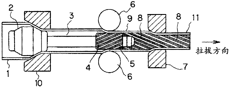 Copper alloy tube for heat exchange