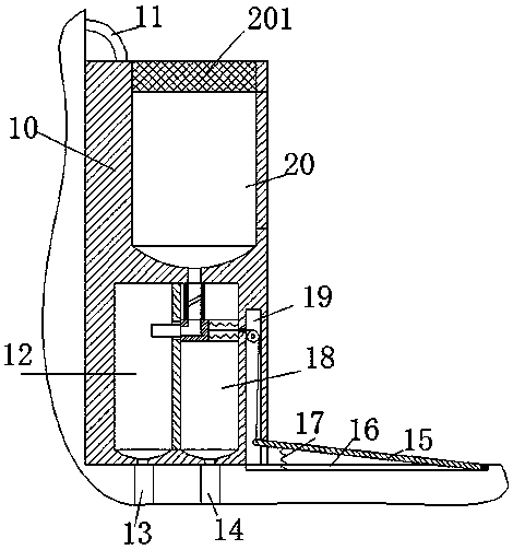 A waste oil device