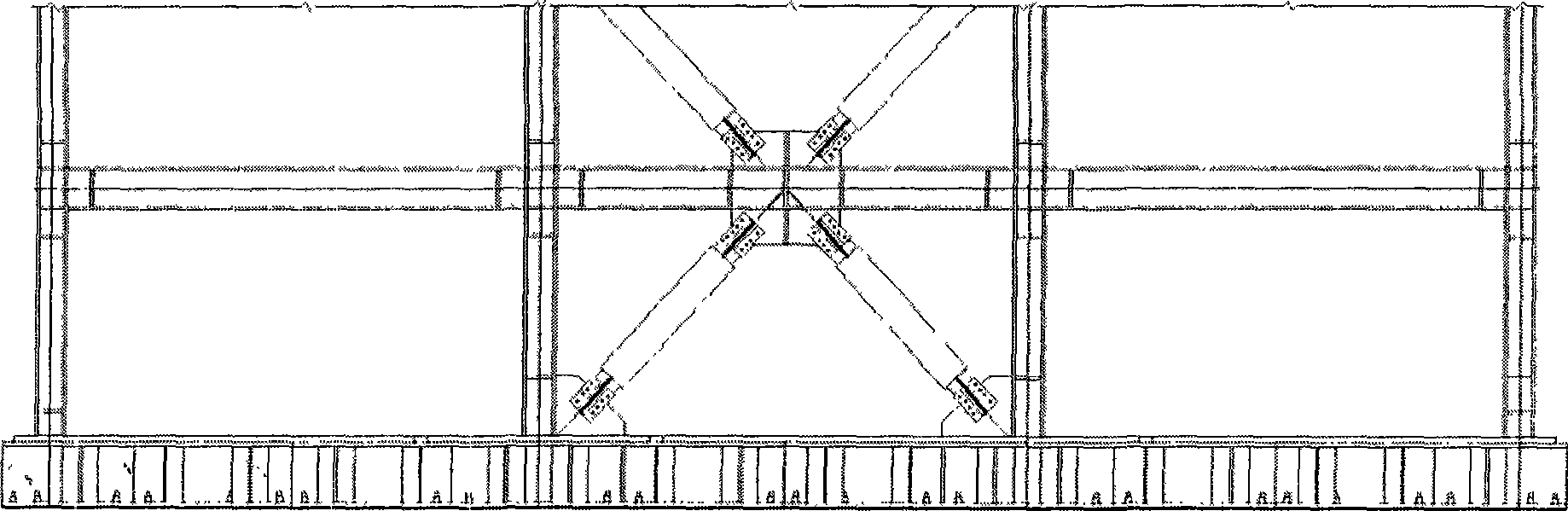 Frequency-modulation mass anti-flection support