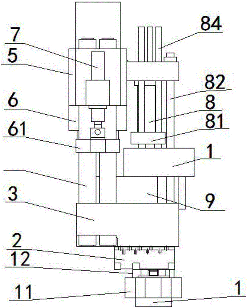 Powder-forming high-speed hydraulic press