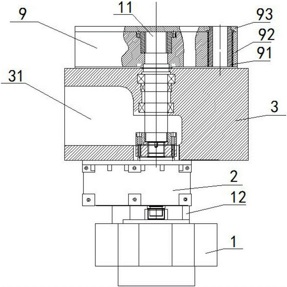 Powder-forming high-speed hydraulic press