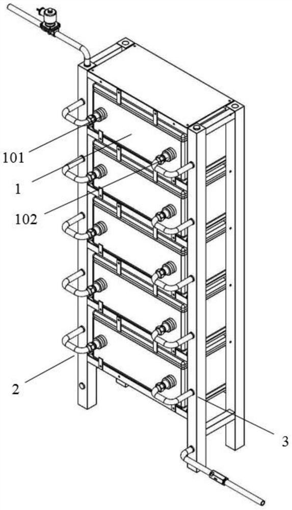 Battery rack, operation method thereof and energy storage power station provided with battery rack