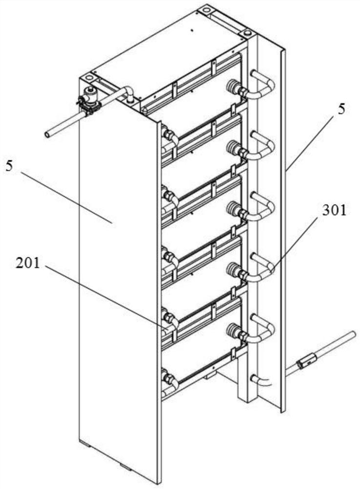 Battery rack, operation method thereof and energy storage power station provided with battery rack