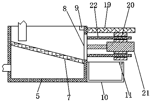 Automatic processing device of thermal power plant mortar