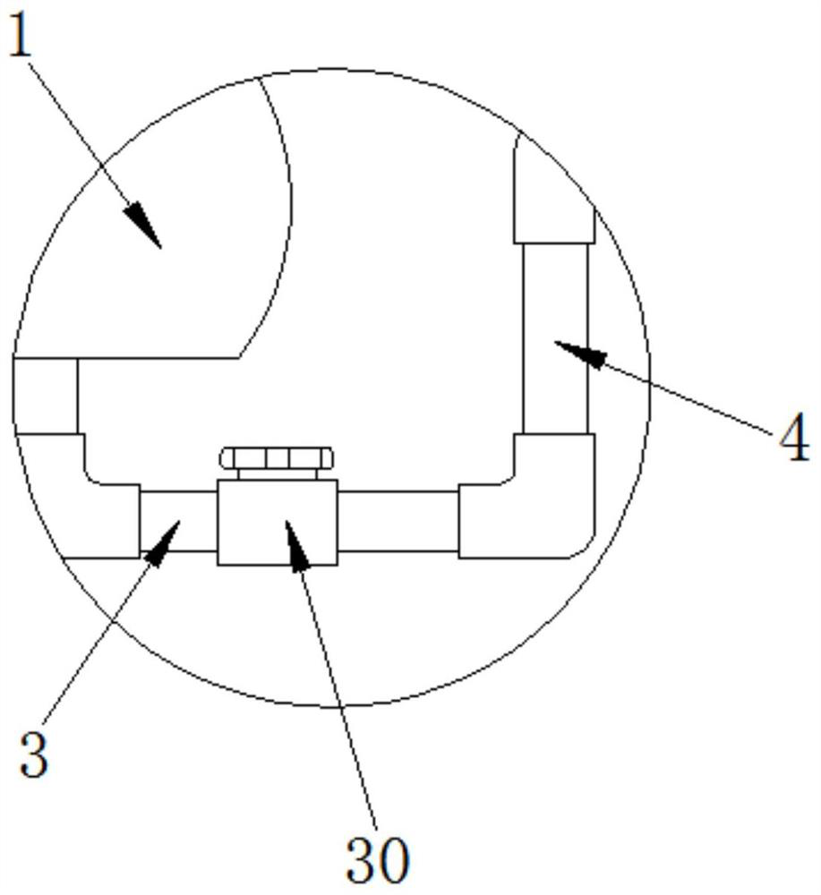 A nitric acid flue gas absorption treatment method with high recovery rate