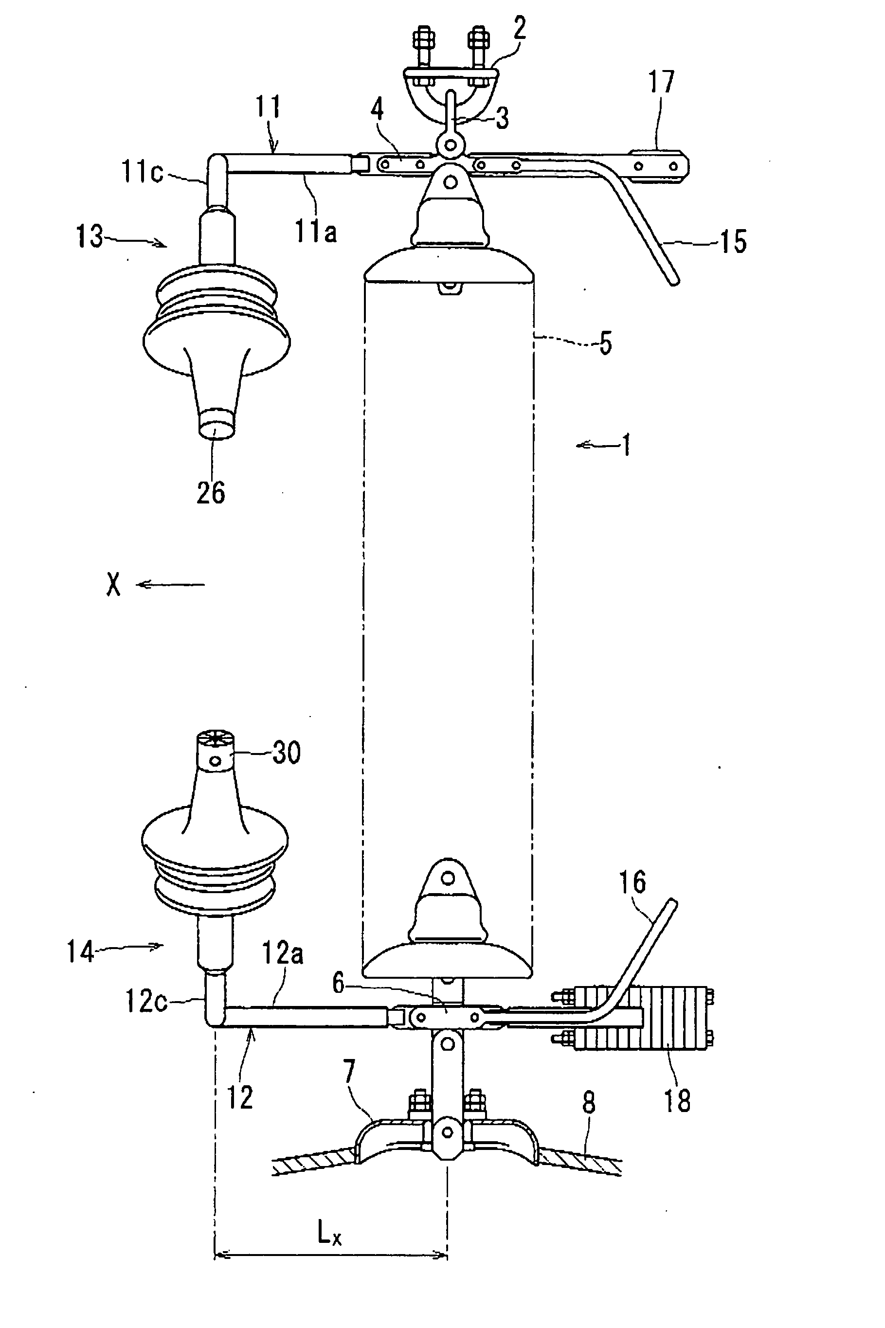 Arcing horn device