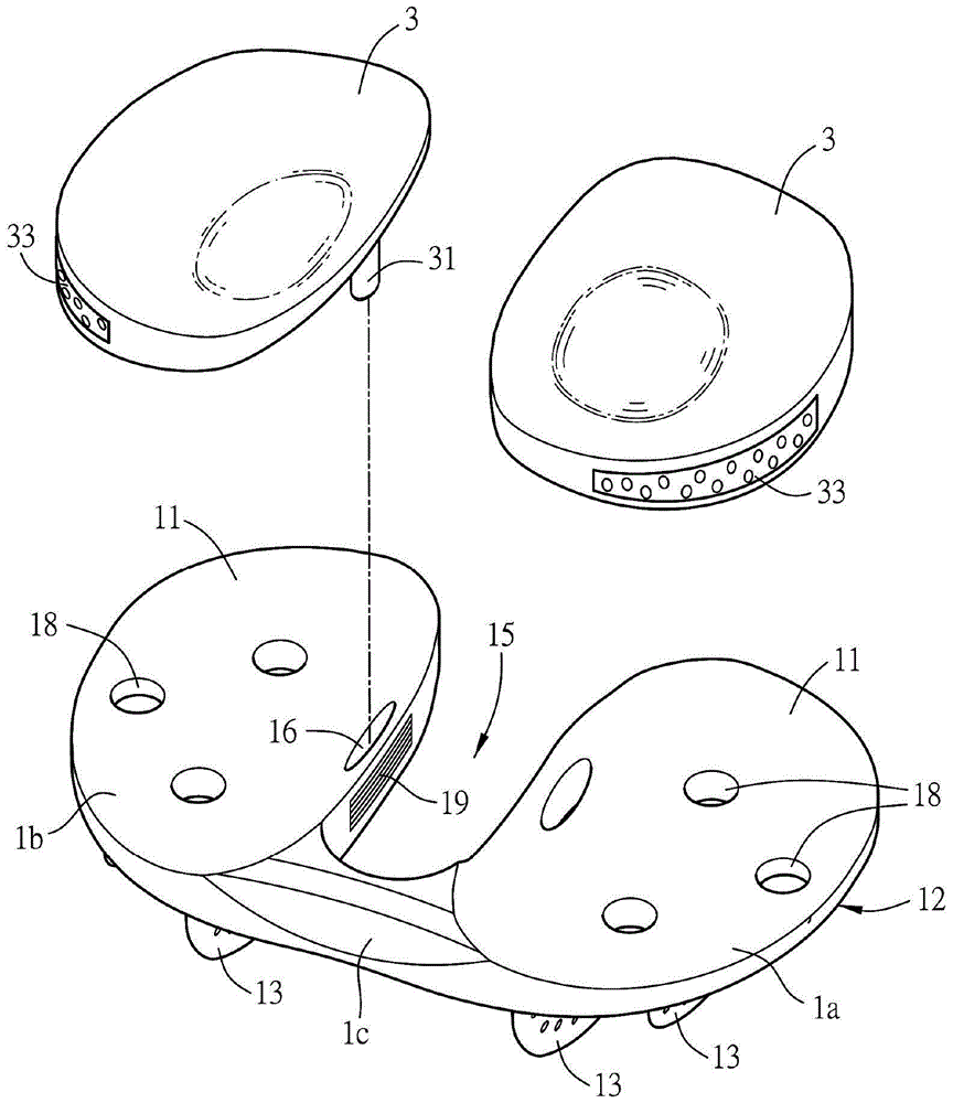 Knee joint prosthesis and tibial component and femoral component thereof