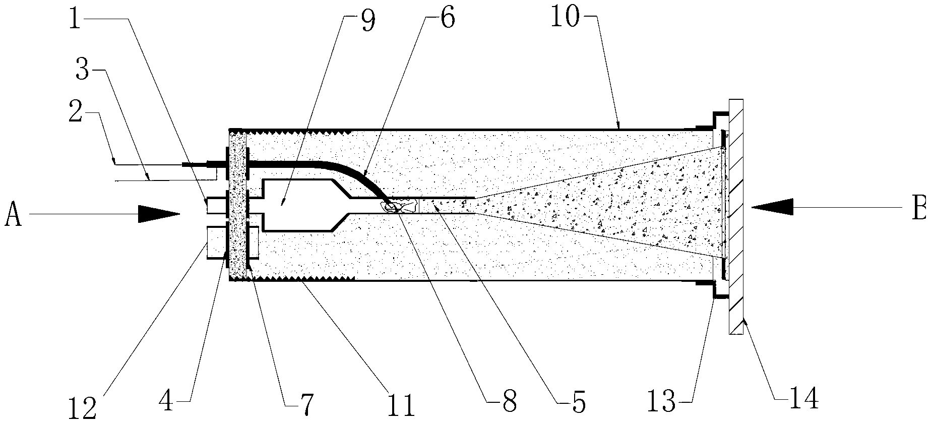 Supersonic-speed electric arc spraying gun