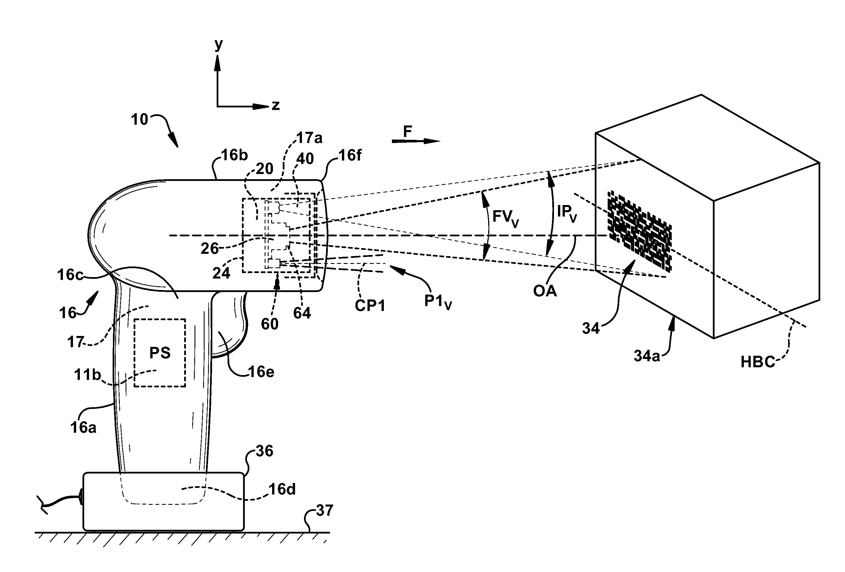 Selectable Aiming Pattern for an Imaging-Based Bar Code Reader