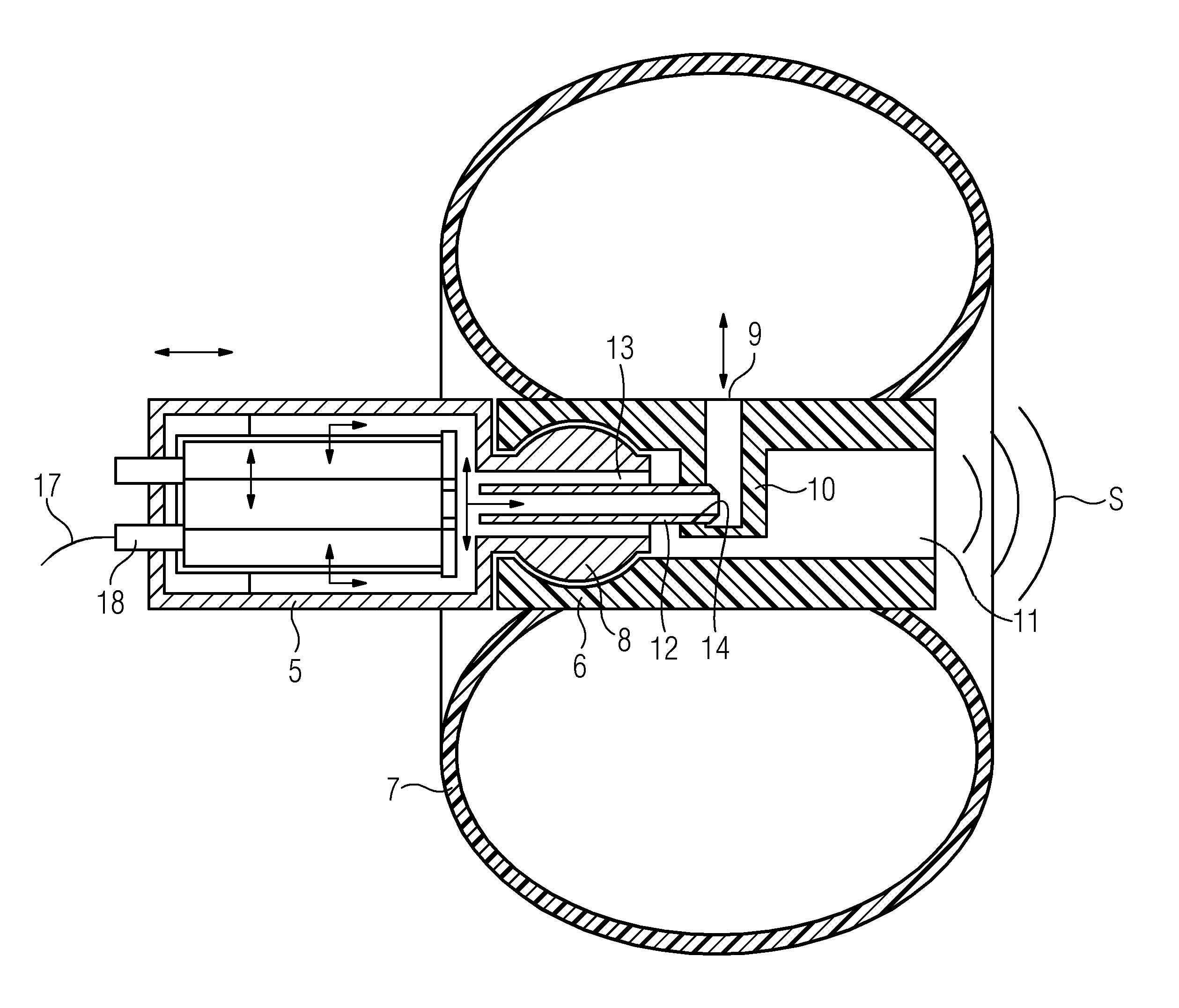 Inflatable ear mold connection system