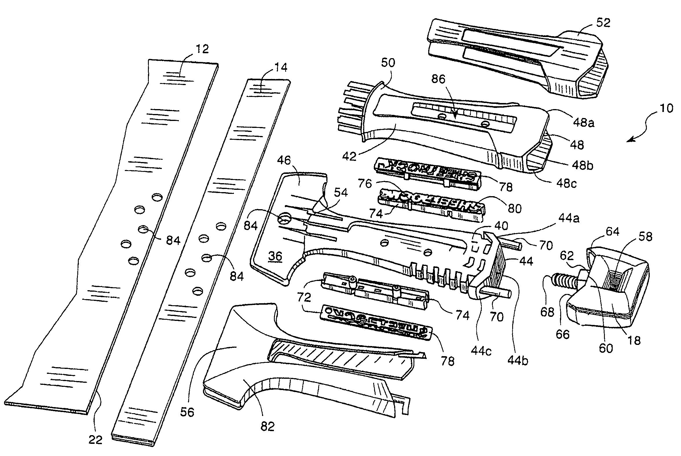 Tool with enlarged hammer element