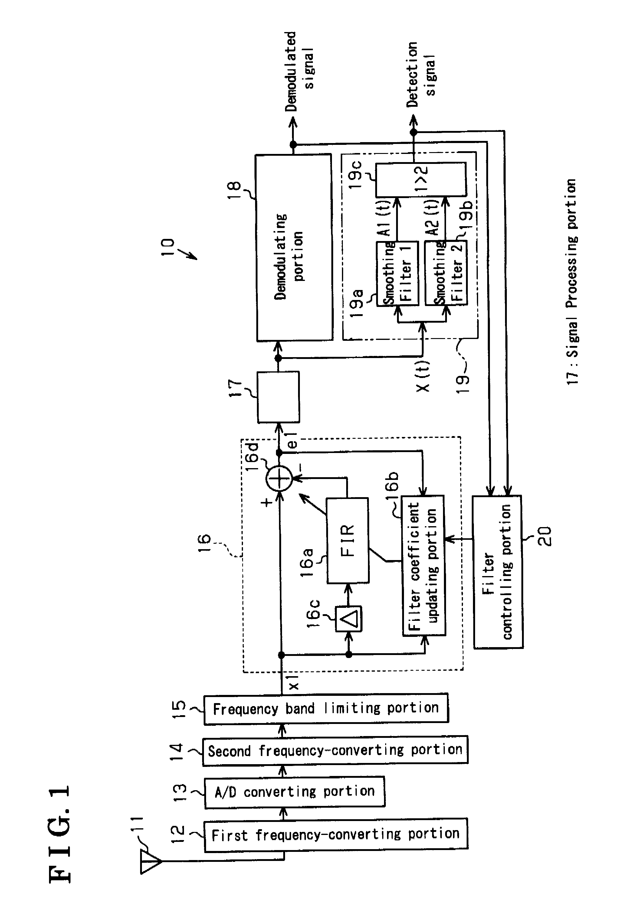 Digital signal receiving apparatus