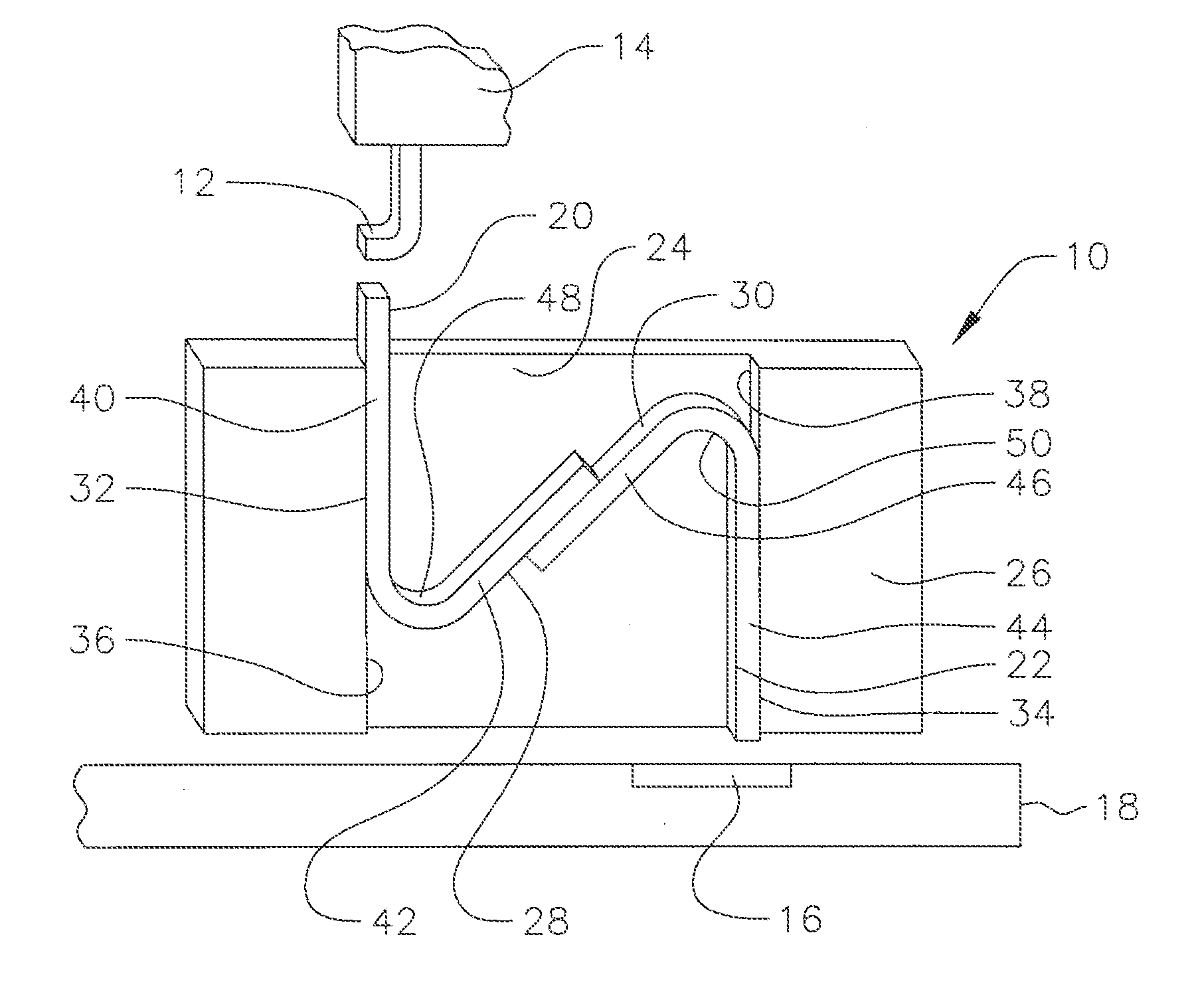 Semiconductor electromechanical contact