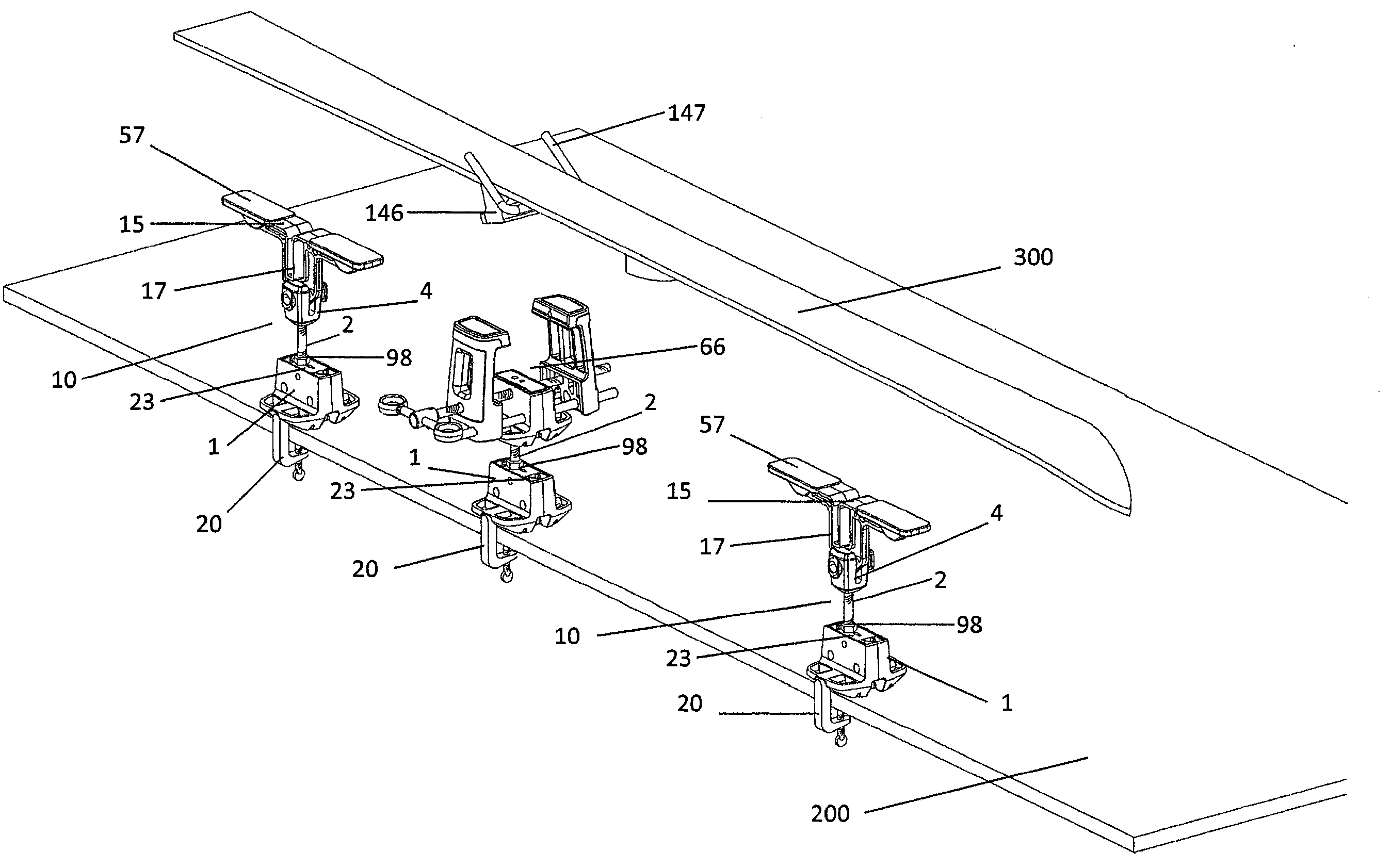 Sports equipment holding device