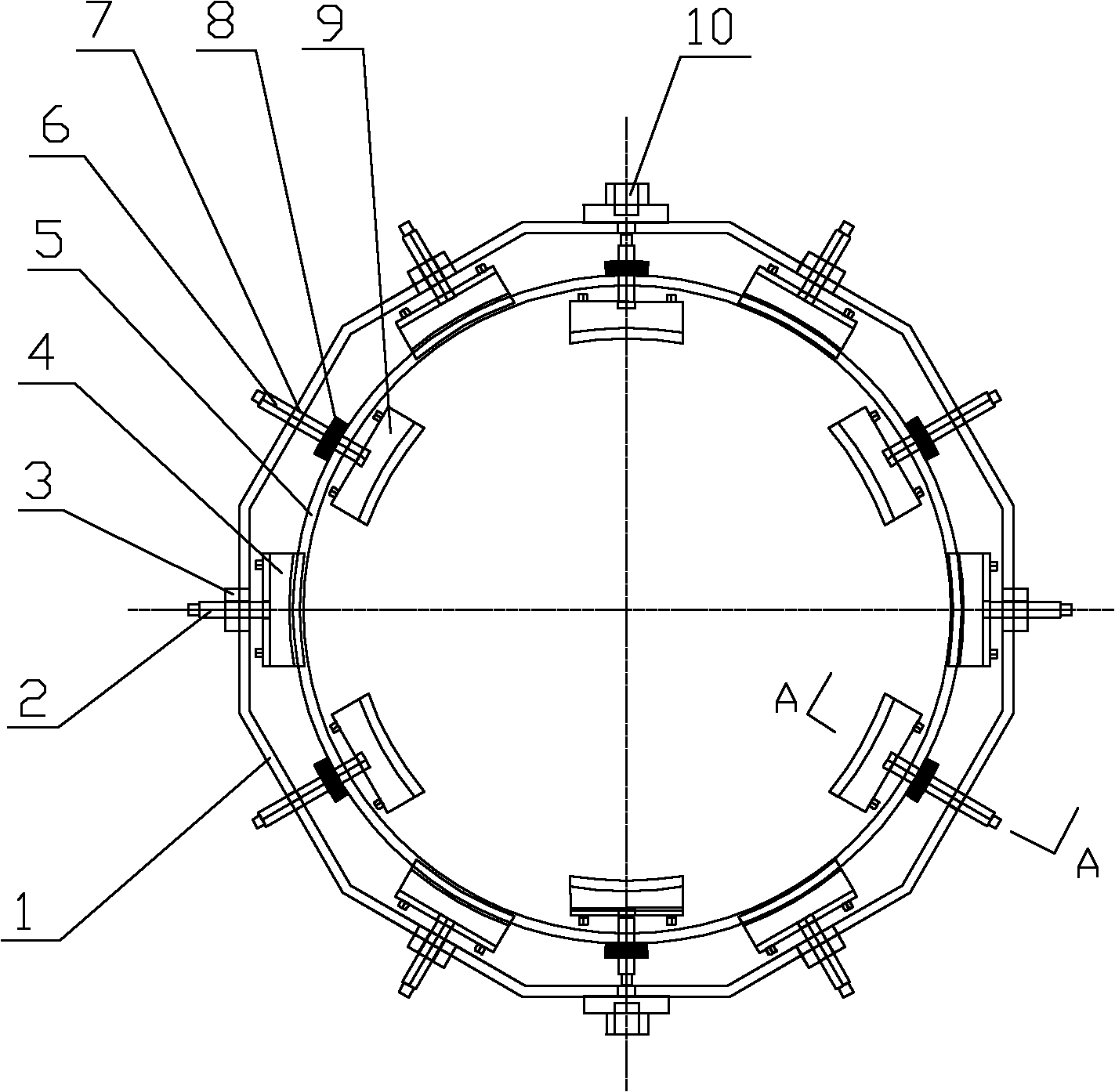 Fixing clamp special for detecting wave buoys