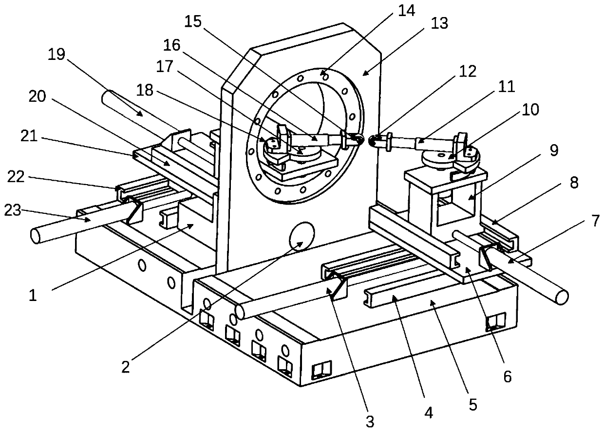 Large-diameter thin-wall sealing structure opposite roller spinning device based on edge constraint