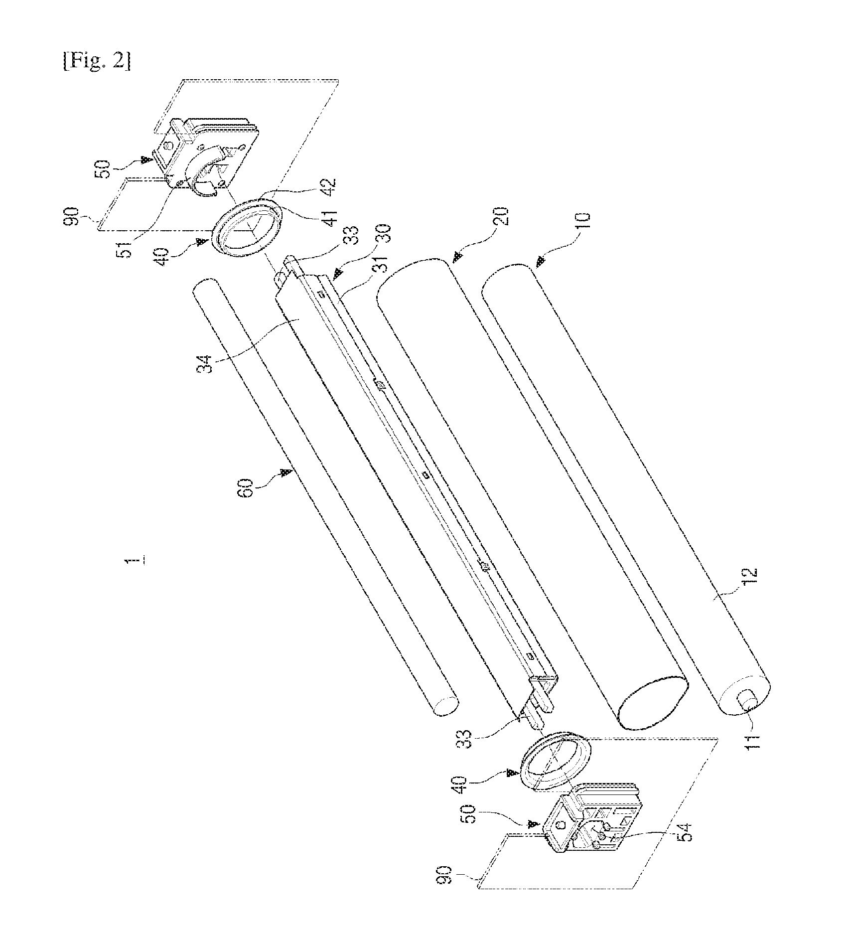 Belt type fixing apparatus and image forming apparatus comprising same