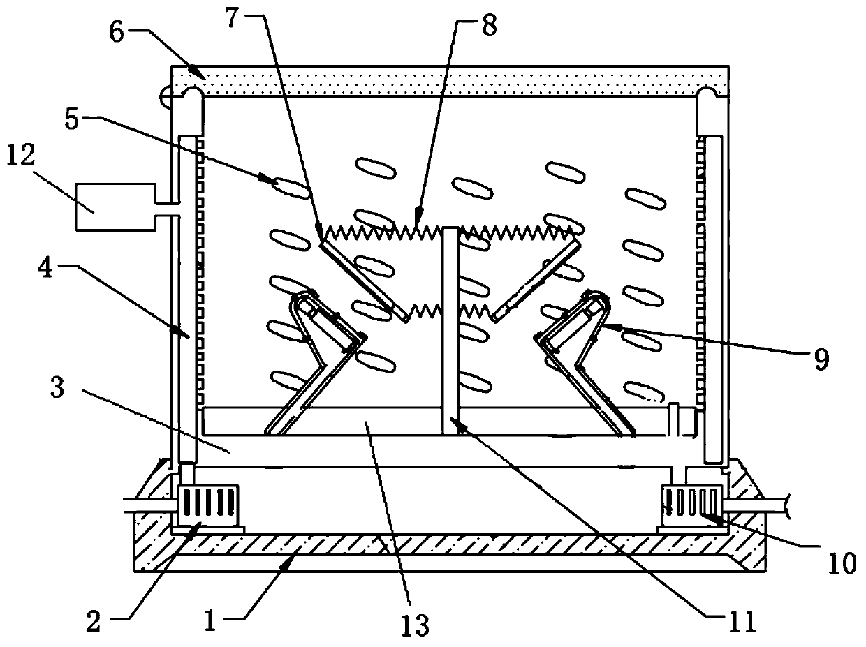 Impact type washing and drying integrated machine for shoes