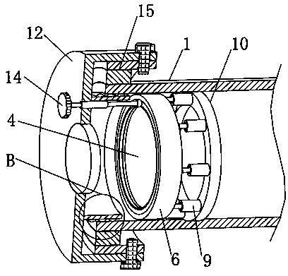 Breath analyzer based on dual-wavelength background gas subtraction method