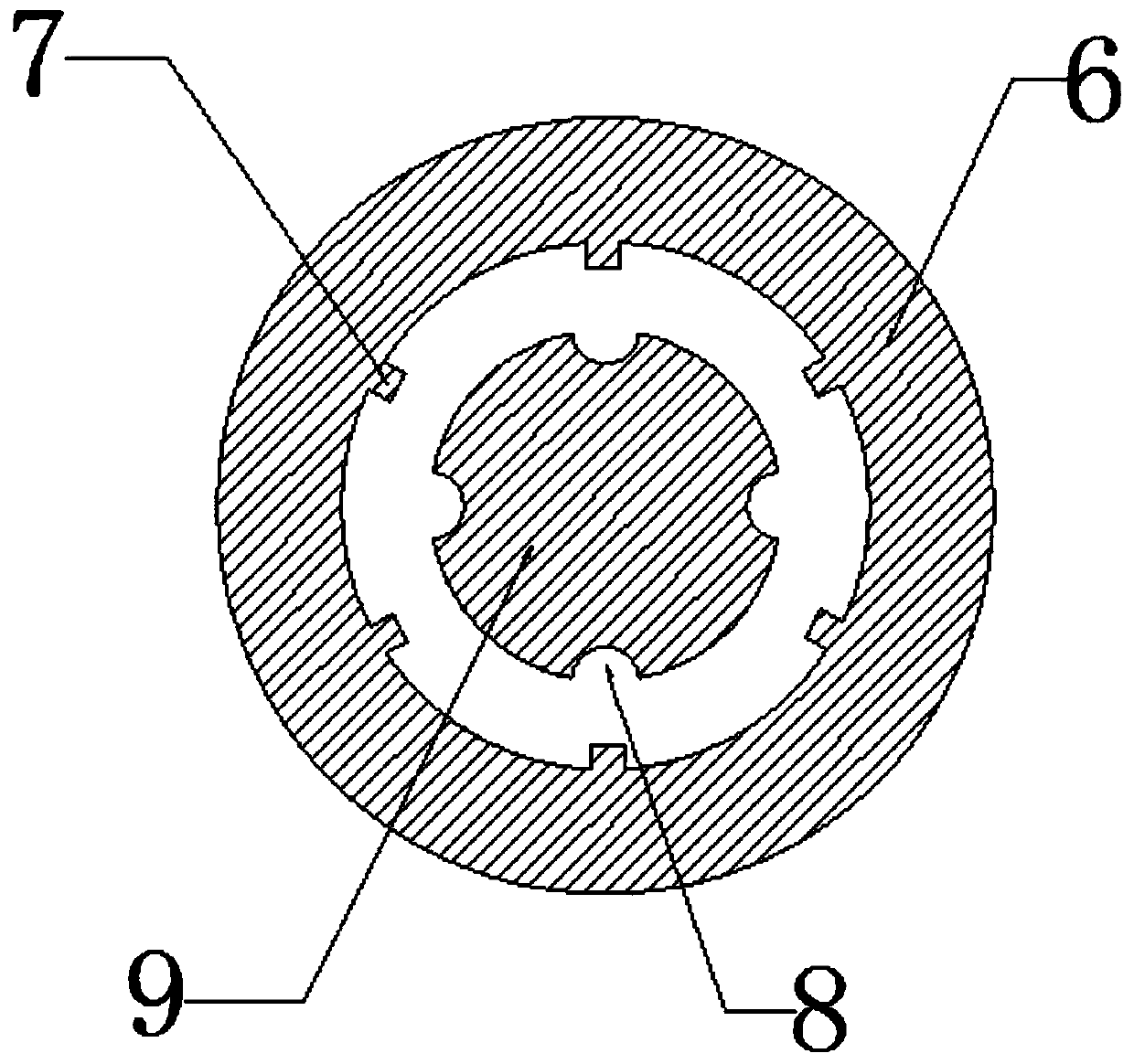 High-strength PVC (polyvinyl chloride) pipe material and processing process thereof