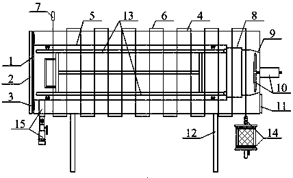 Curing device for processing carbon fiber products