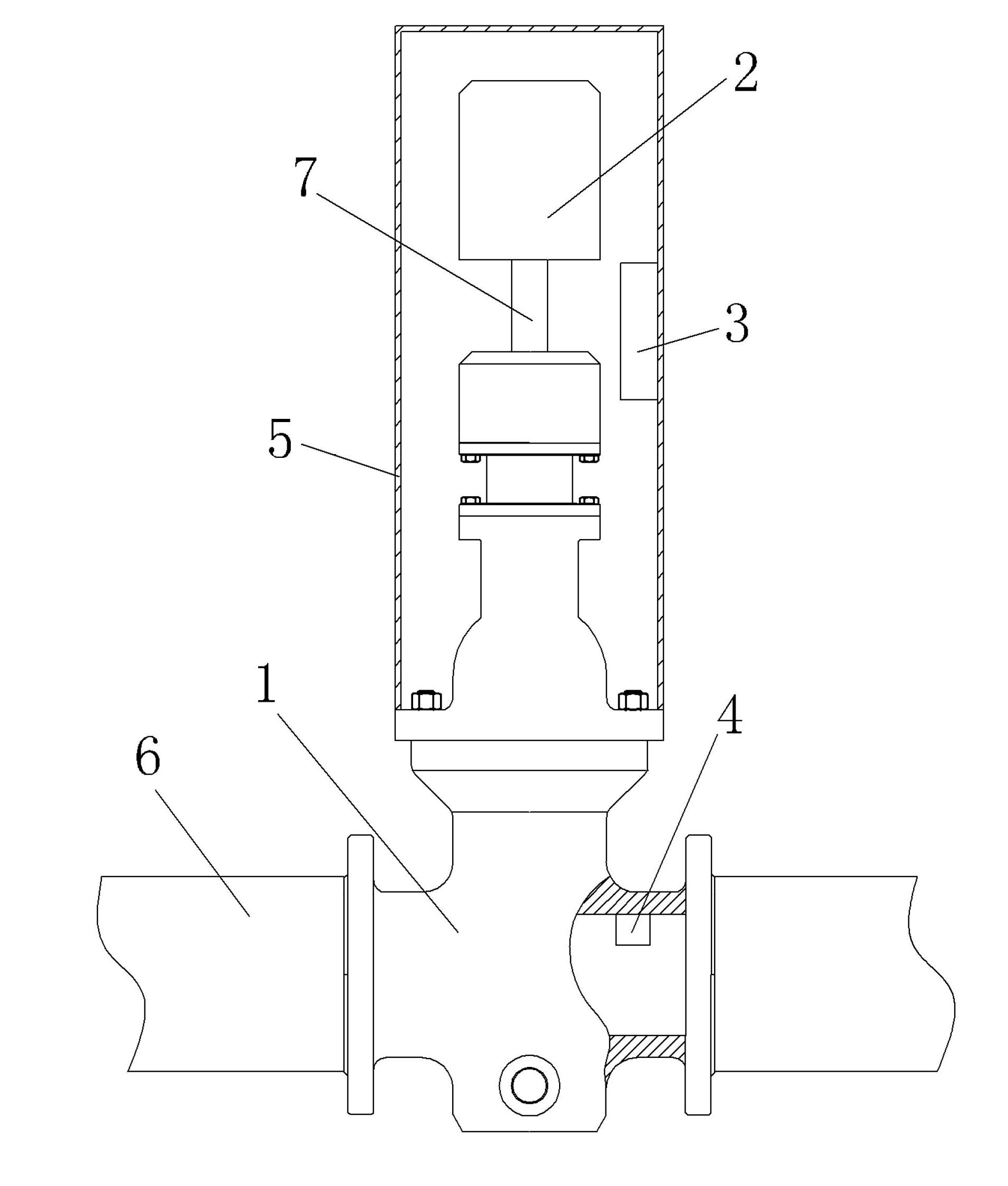 Pipeline remote monitoring valve